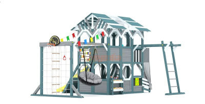 Детский спортивный комплекс для дачи Савушка PlayHouse-3