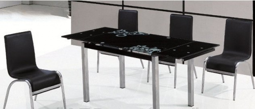 Обеденный стол SIGNAL GD-017 черный 