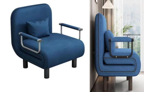 Кресло-кровать Токио 65 синий 