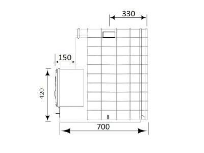 Печь для бани Царь-печи Вольга Премиум