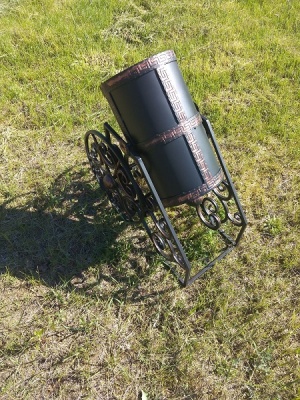 Мусорка-пушка Ø300