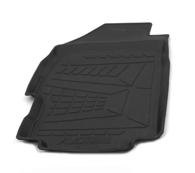 Коврики салона резиновые с бортиком для Chevrolet Spark