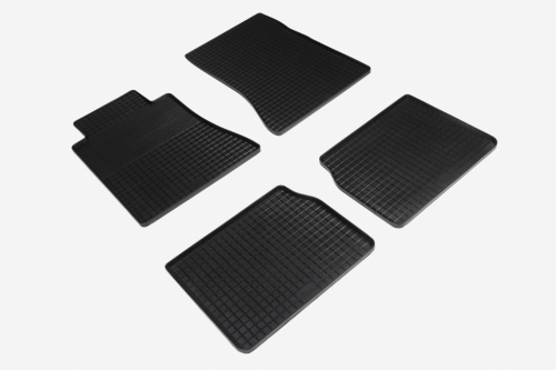 Резиновые коврики салона Сетка для Mercedes-Benz E-Class W124 1992-1997 Черные