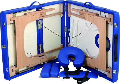 Массажный стол Элеганс МД - 321А (синий)