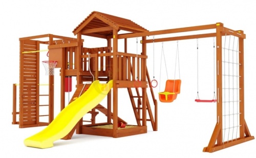 Детская спортивная площадка для дачи Савушка Мастер 4 Семейная