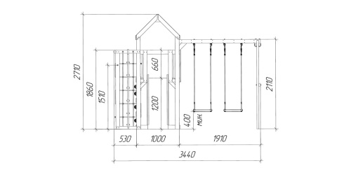 Детская площадка для дачи Савушка TooSun 8