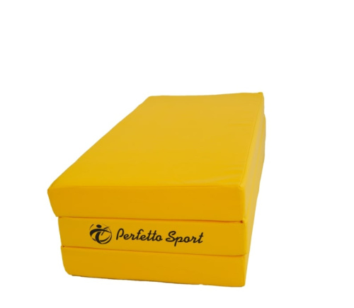 Мат № 4 100 х 150 х 10 складной Perfetto Sport желтый