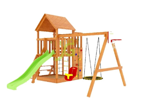 Детская площадка IgraGrad Крафт Pro 3 скат 2,2