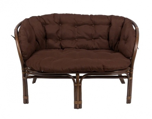 IND Комплект Багама с диваном орех матовый подушка коричневая 