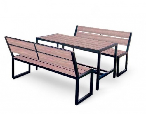 Группа садовой мебели Лофт-2 из ДПК