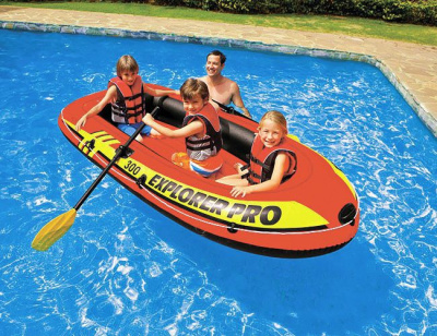 Лодка надувная 244х117х36 см Intex Explorer 300 Pro 58358NP (Китай)