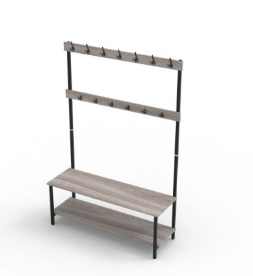 Вешалка групповая ВГР-6 ясень шимо светлый 