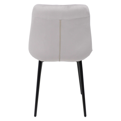 Стул AV 405 светло-серый бархат Н-09 черный 