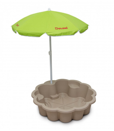 Песочница-бассейн Doloni Цветок с зонтиком 01235/02eco