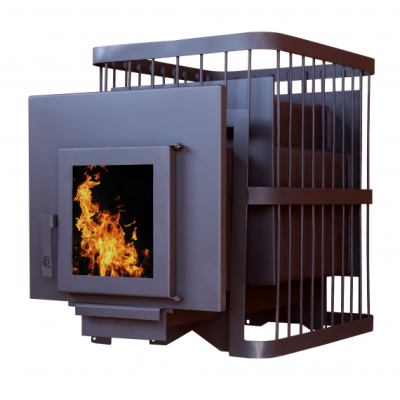 Печь банная ComfortProm Сталь 8мм закрытая 20 дверь стекло декор