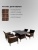 Комплект мебели AM-196B T196 Brown 4Pcs