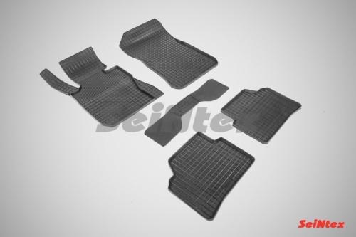 Резиновые коврики салона Сетка для BMW 3 Ser E-90 2005-2013 Черные