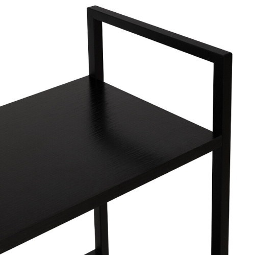 Стеллаж Leset Стилвуд 25 широкий 5 полок черный 