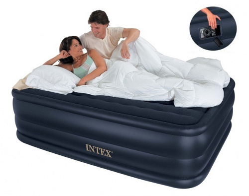Кровать со встроенным насосом Intex 152х203х56 см Queen Артикул 66718 (Китай)