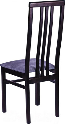 Стул МДК-82 Венге Микровелюр серый 