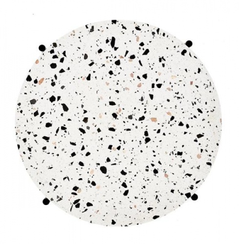 Стол журнальный HALMAR LASTRICO терраццо/черный 