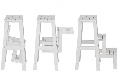 Табурет-стремянка снег 