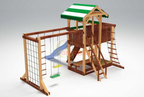 Детская спортивная площадка для дачи Савушка 4 Cезона 6