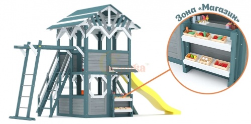 Детский игровой комплекс для дачи Савушка PlayHouse-1