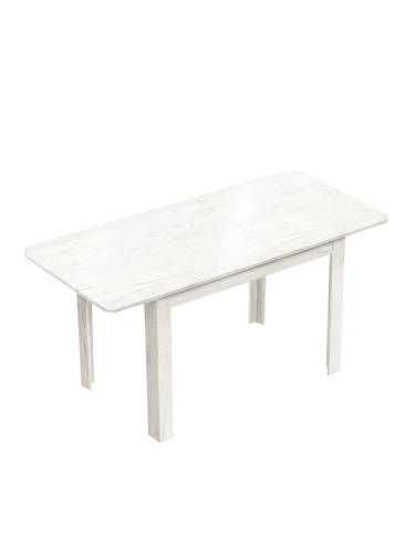 Стол обеденный СН-130.01 дуб крафт белый 