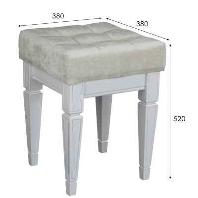 Банкетка Мариус М 96 ясень без патины LOFTY IVORY 