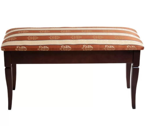 Банкетка Вивальди М коричневый полоса средне-коричневый 