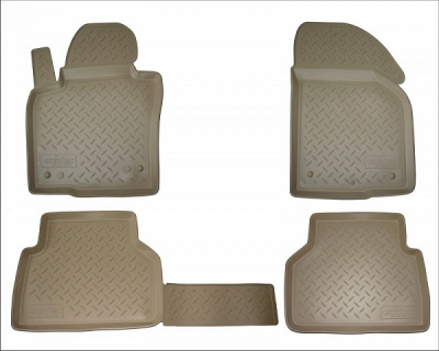 Коврики салона для Toyota Yaris (XP9) бежевые