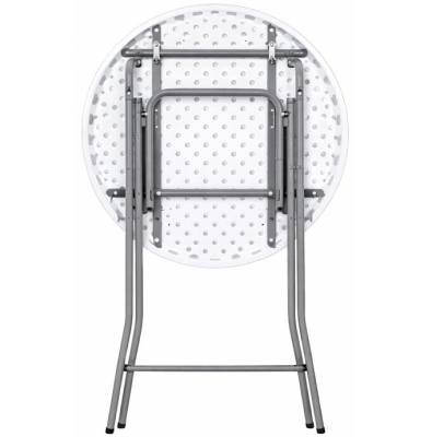 Стол складной круглый Angioletto 80х110 см White