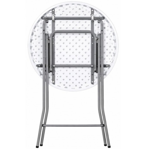 Стол складной круглый Angioletto 80х110 см White