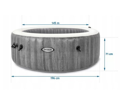 Бассейн-джакузи Intex Greywood Deluxe 196x71 см (28440GN)