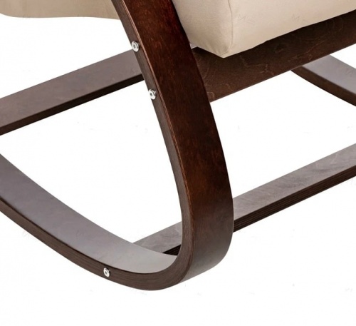 Кресло-качалка Leset Милано орех текстура Velur V18