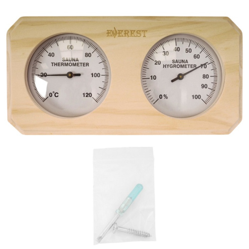 Термогигрометр EVEREST кедр (TG-10)