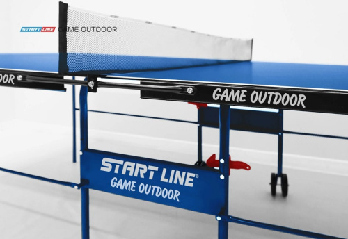 Теннисный стол Game Всепогодный с сеткой синий