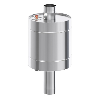 Бак на трубе 50л Круглый (AISI 439) L-800 (МП)