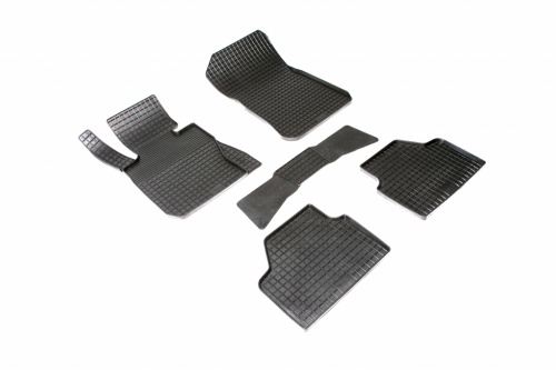 Резиновые коврики салона Сетка для BMW X-1 E-84 2009-2015 Черные