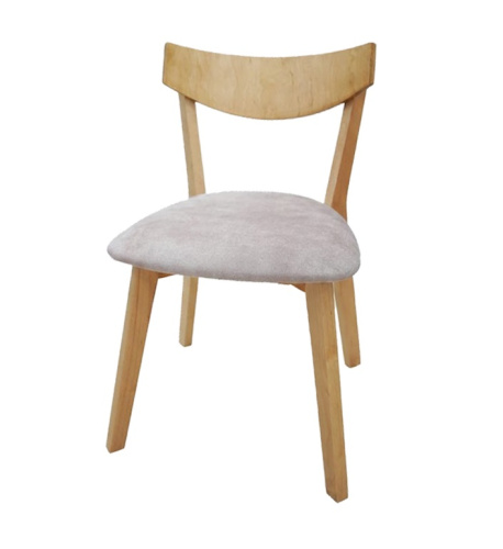 Стул Кристи МДК-107 Р-43 Микровелюр бежевый 