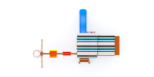 Детская площадка для дачи Савушка TooSun 10 синий