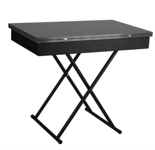 Стол трансформер Лерон графит темный черный 