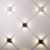 Бра уличное Elektrostandard 1504 Techno Led Cube черный