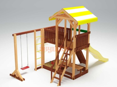 Детская спортивная площадка для дачи Савушка 4 Cезона 5