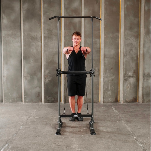 Турник-брусья DFC G007G серый