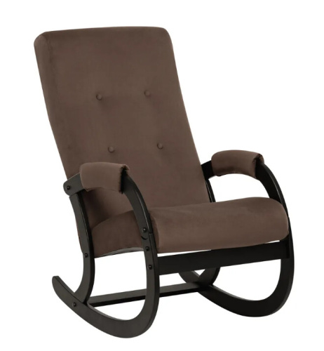 Кресло-качалка Leset Аура венге ткань V23