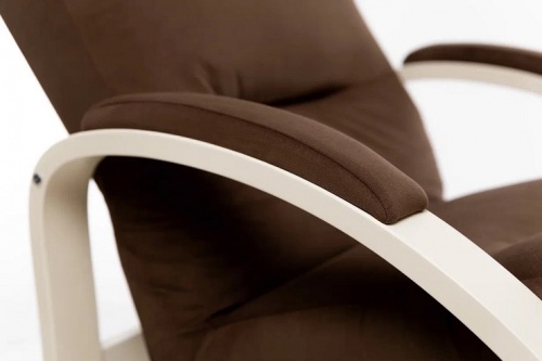 Кресло Leset Лион слоновая кость Velur V23 