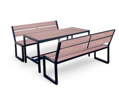 Группа садовой мебели Лофт-2 из ДПК