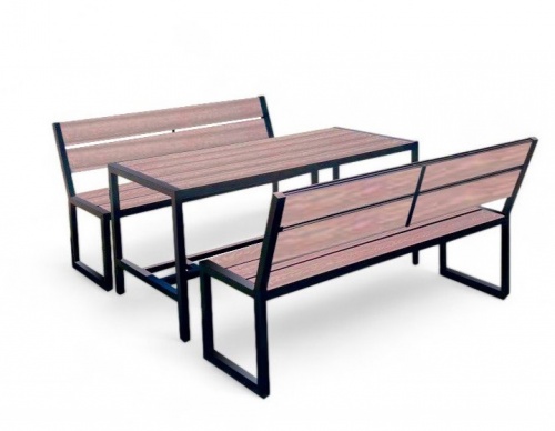 Группа садовой мебели Лофт-2 из ДПК